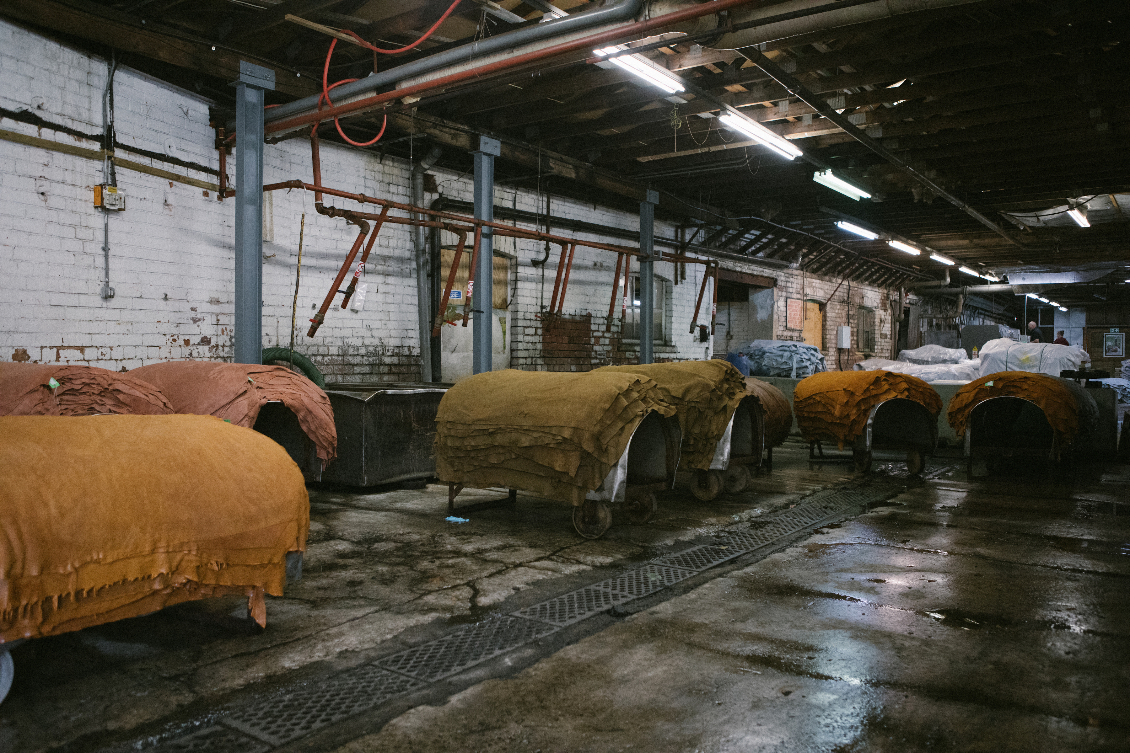 Inside the C.F. Stead Tannery in Leeds